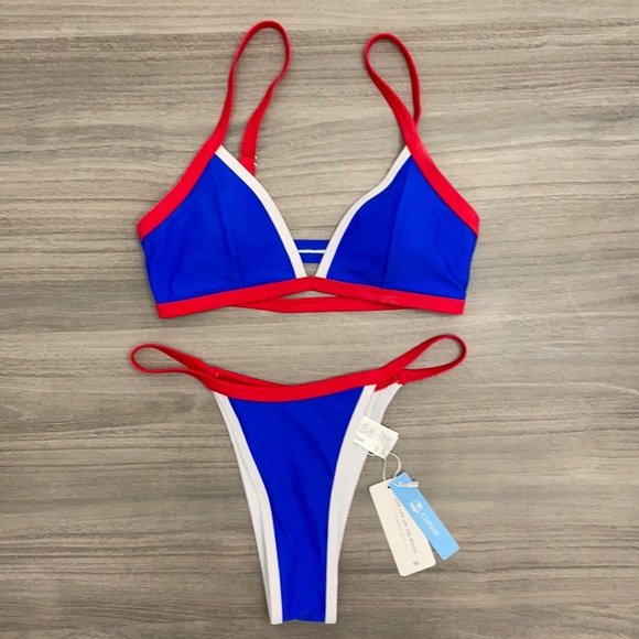 Cupshe Other - Red White and Blue Bikini, 2piece, Cupshe NWT